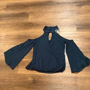 Chic Cold Shoulder Blouse